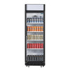 Nisbets Essentials Upright Display Cooler with Light Box 346Ltr CJ794