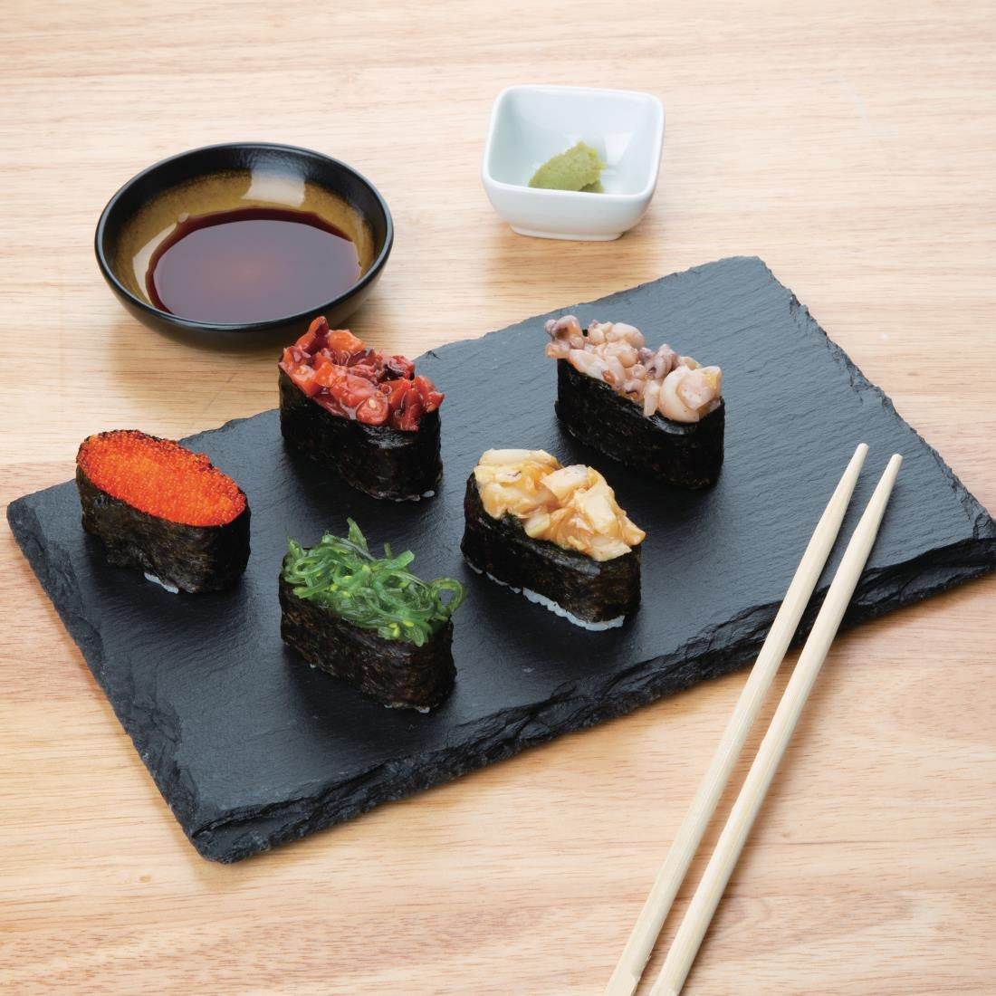 Olympia Natural Slate Boards GN 1/3 (Pack of 2) CK406