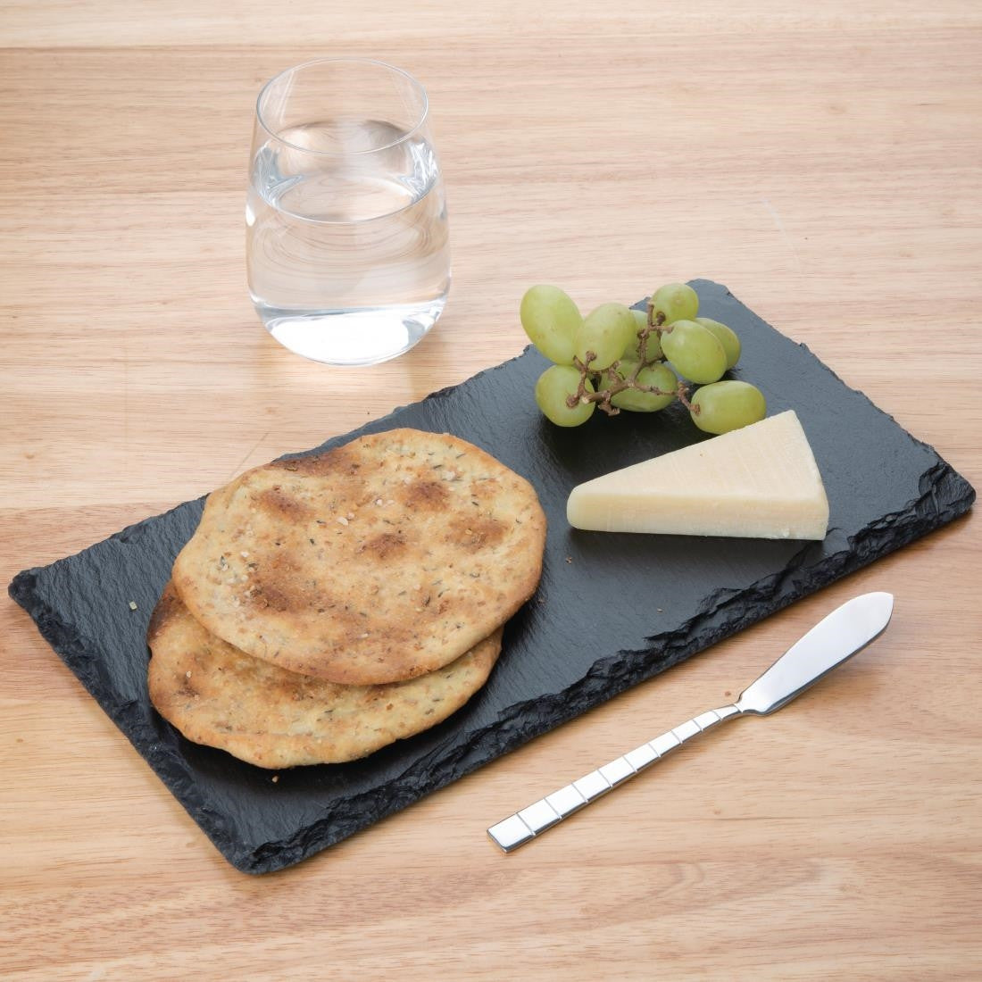 Olympia Natural Slate Boards GN 1/4 (Pack of 2) CK407