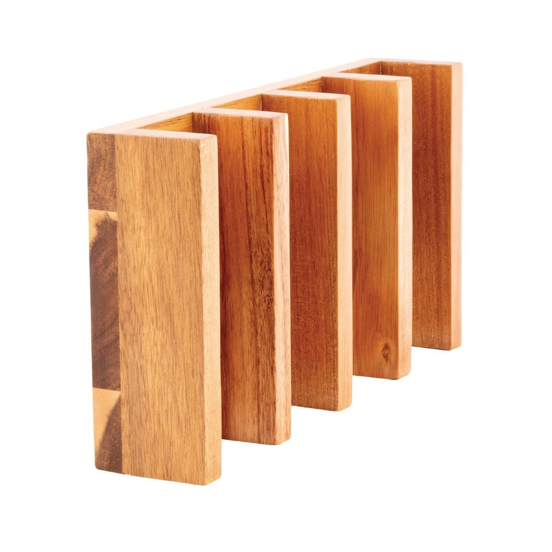 Olympia Acacia Wood Taco Stand CK970