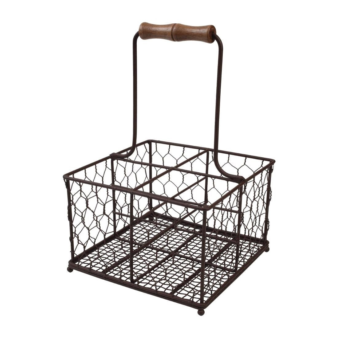 T&G Provence Wire Condiment Holder Brown CL487