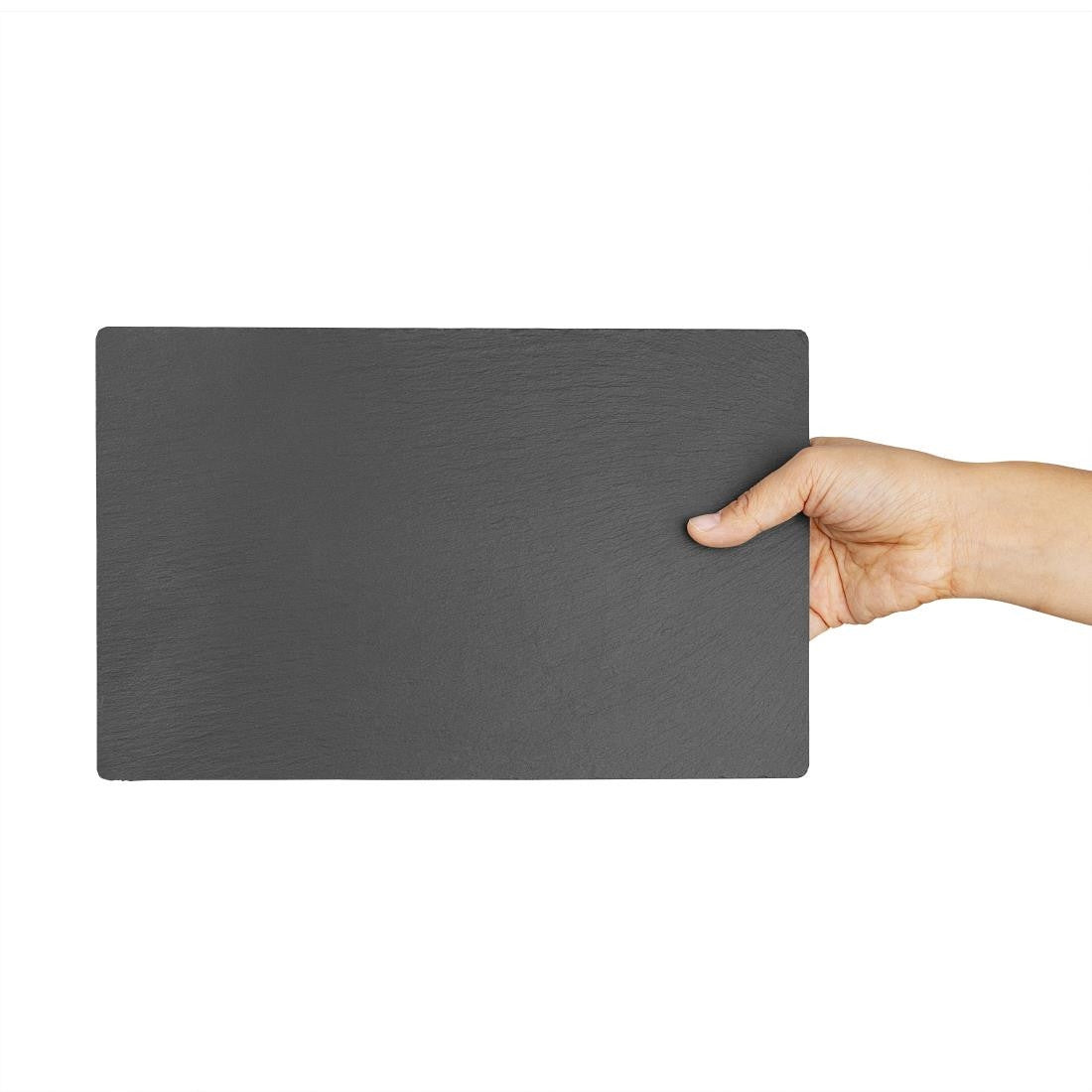 Olympia Smooth Edged Slate Platters 280 x 180mm (Pack of 2) CM063
