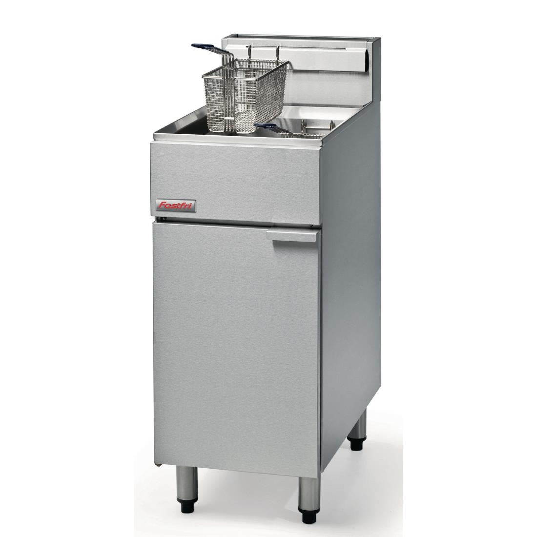 Blue Seal Fastfri Single Tank Twin Basket Free Standing Propane Gas Fryer FF18 CM602-P