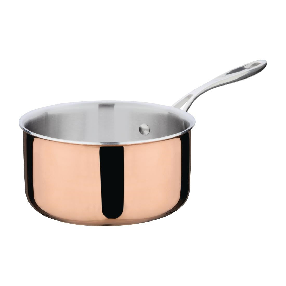 Vogue Induction Tri Wall Copper Saucepan 180mm CM675