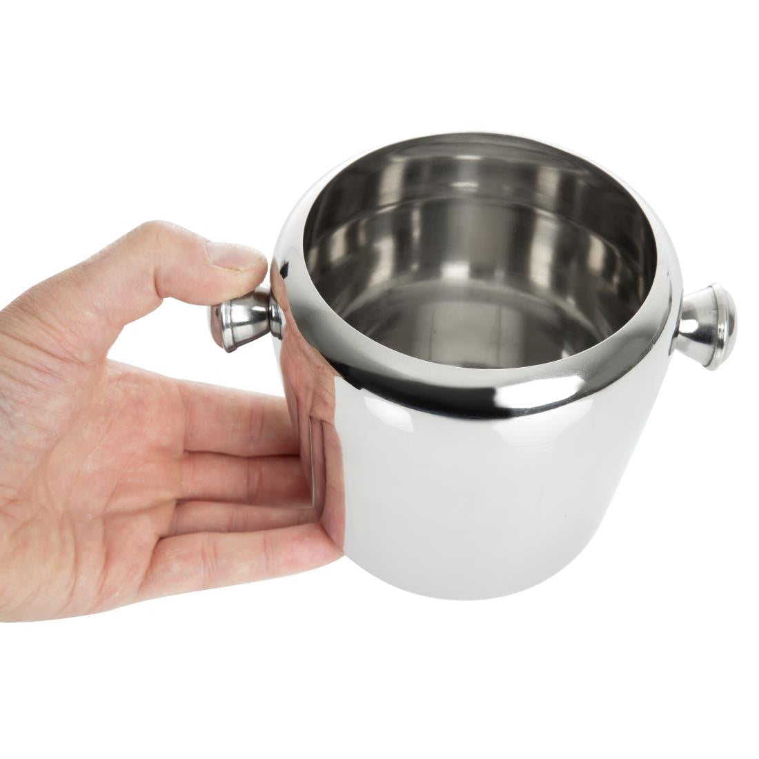 Olympia Mini Ice Bucket Stainless Steel 1Ltr CM863