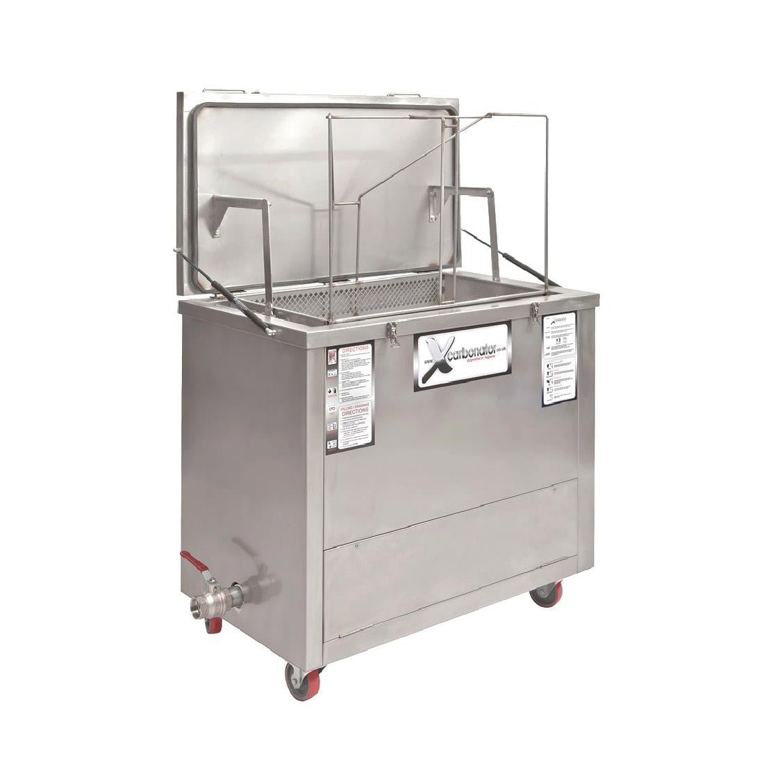 Xcarbonator Lift-Assisted Decarboniser XCR 48 with 3x10kg Decarboniser Powder CM884-WB