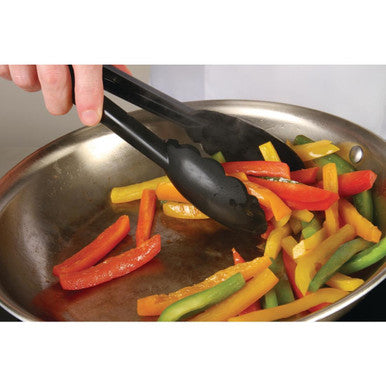 Mercer Culinary Hells Tools Tongs Black 9.5" CN634