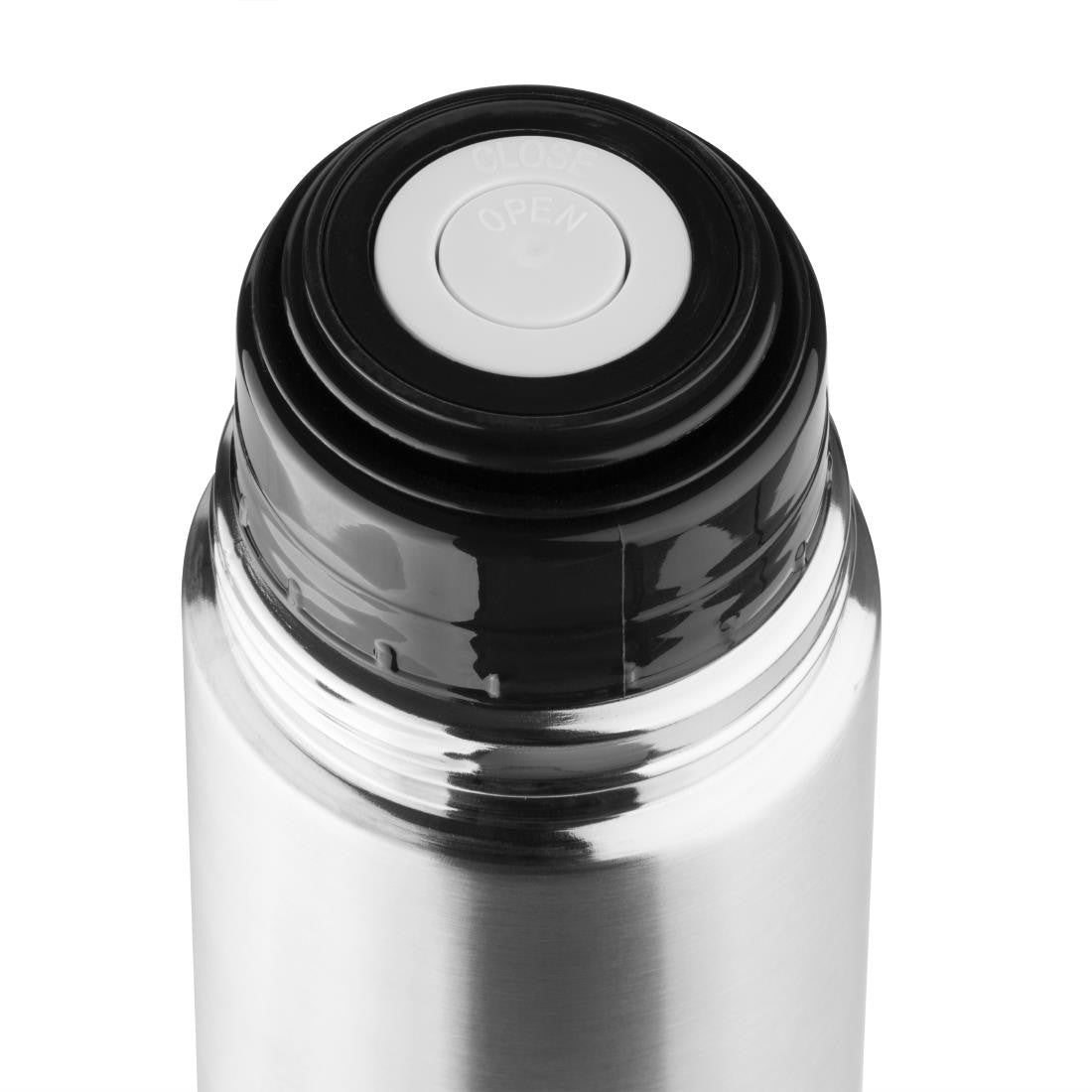 Olympia Vacuum Flask Stainless Steel 1Ltr CN696