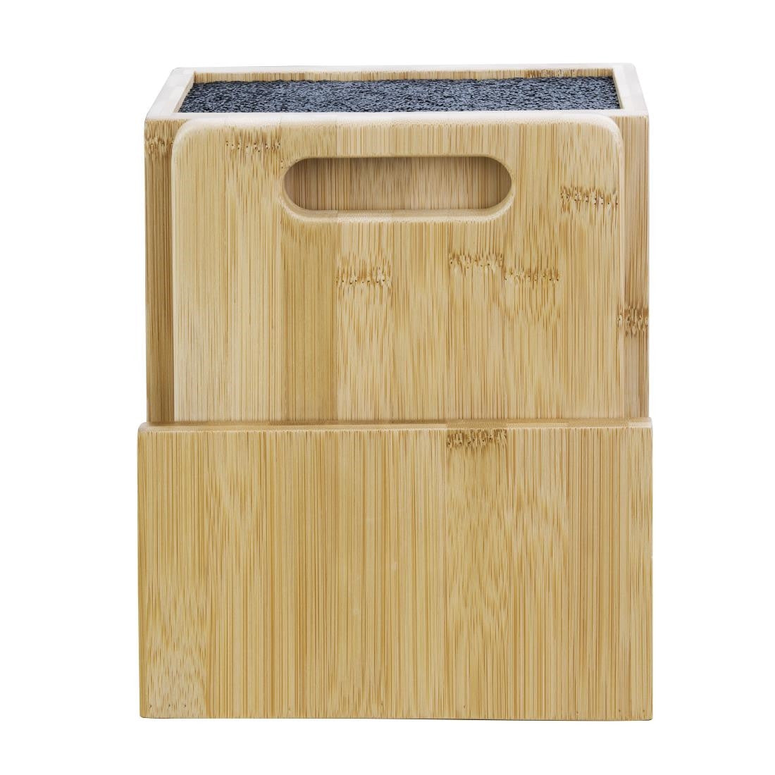 Vogue Wooden Universal Knife Block and Chopping Board CP863