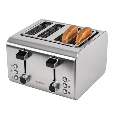 Caterlite 4 Slot Stainless Steel Toaster CP929