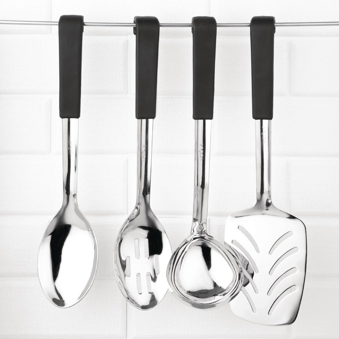 Vogue Black Handled Ladle 340mm CS001