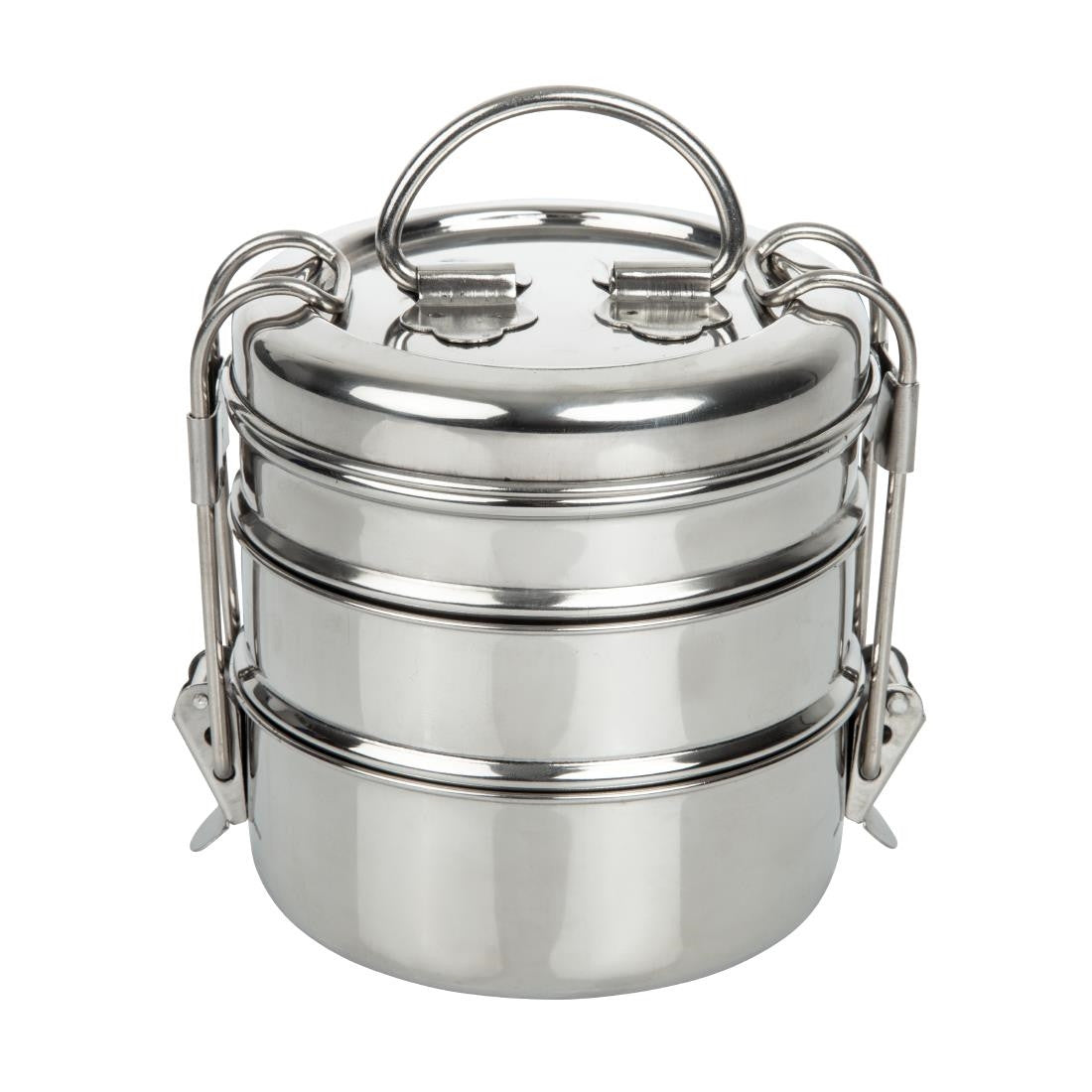 Utopia 3 Tier Tiffin Tin 115mm (Pack of 6) CS079