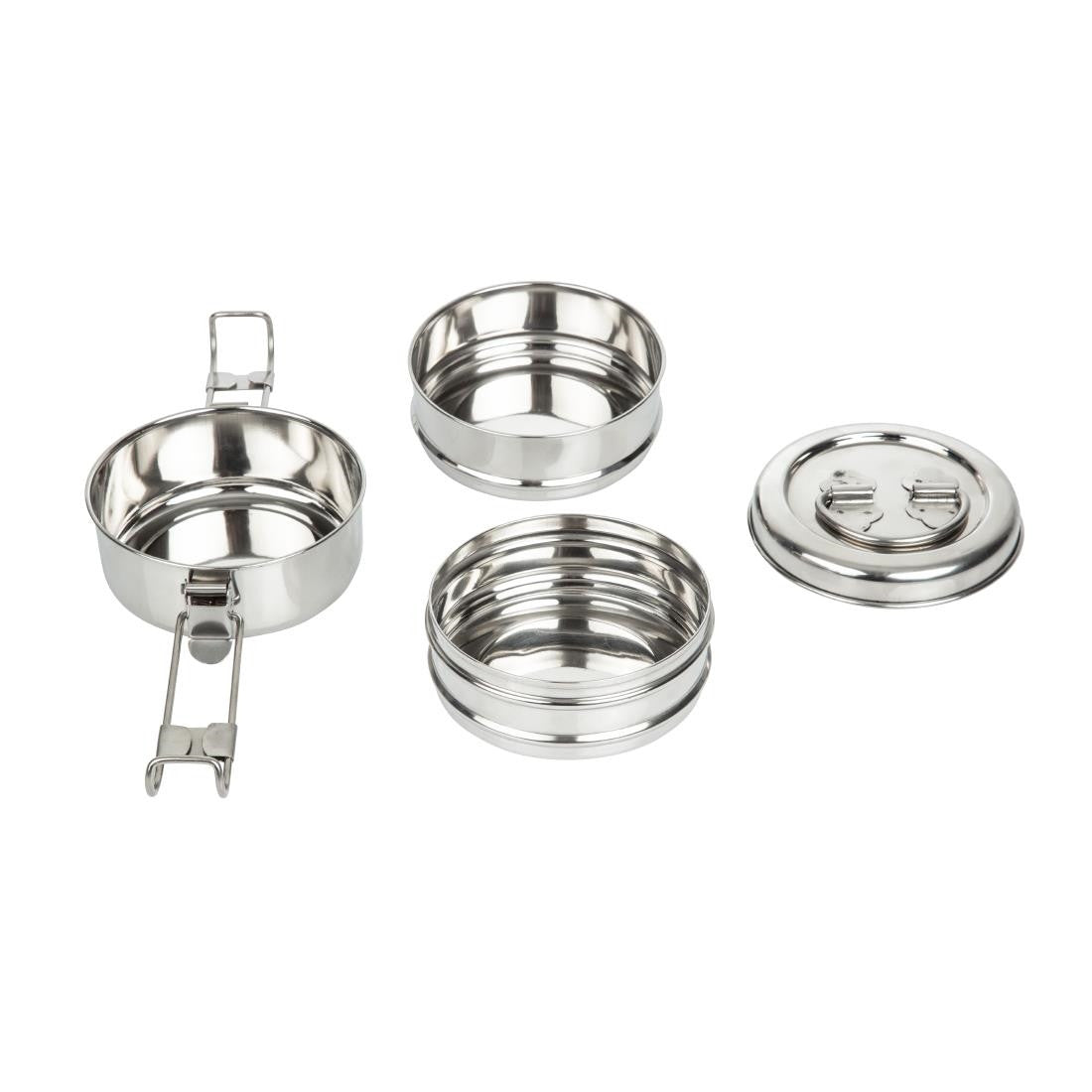 Utopia 3 Tier Tiffin Tin 115mm (Pack of 6) CS079
