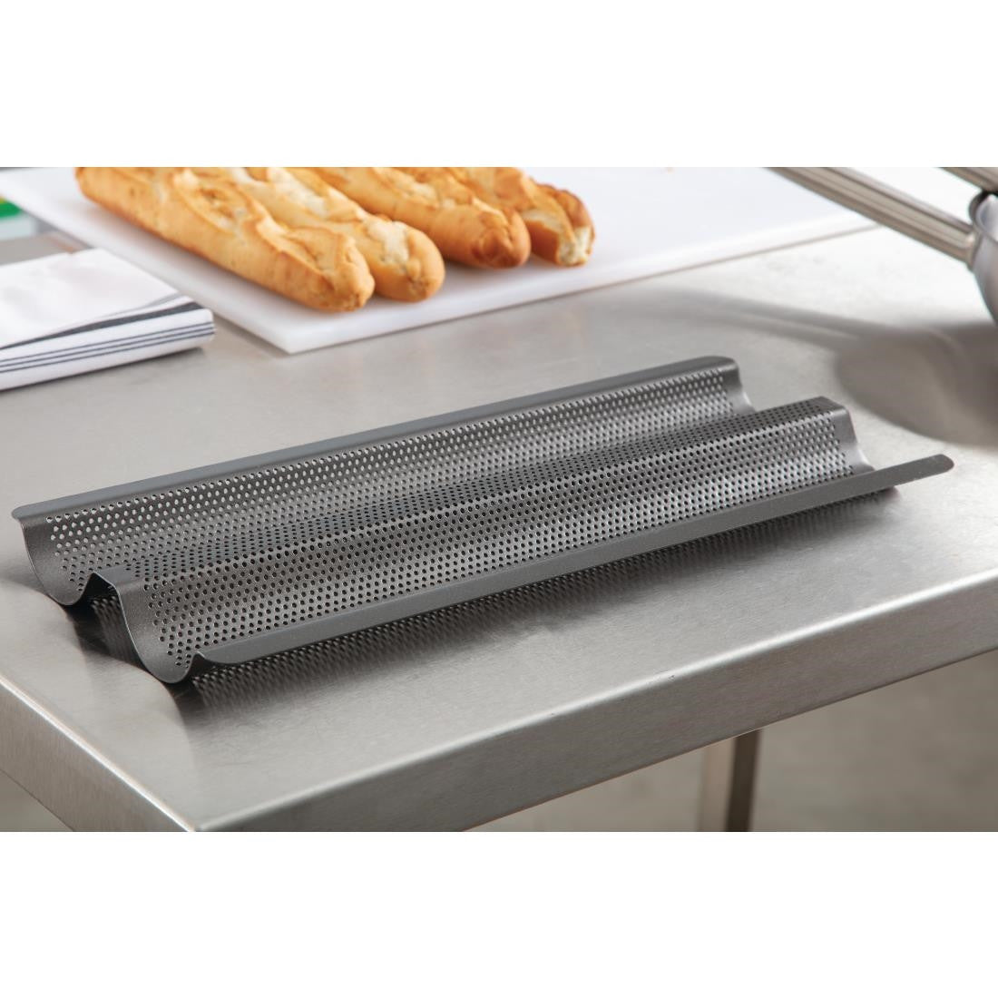 MasterClass Crusty Bake Non Stick Baguette Tray CS563