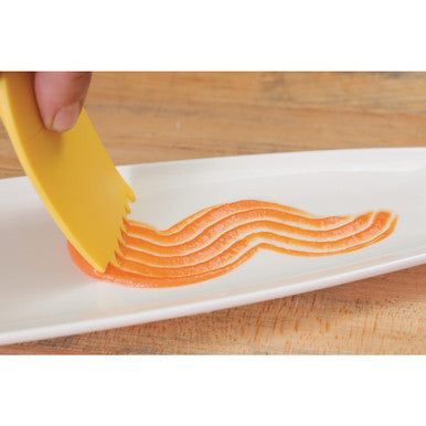 Mercer Culinary Saw Tooth Silicone Plating Wedge CT740