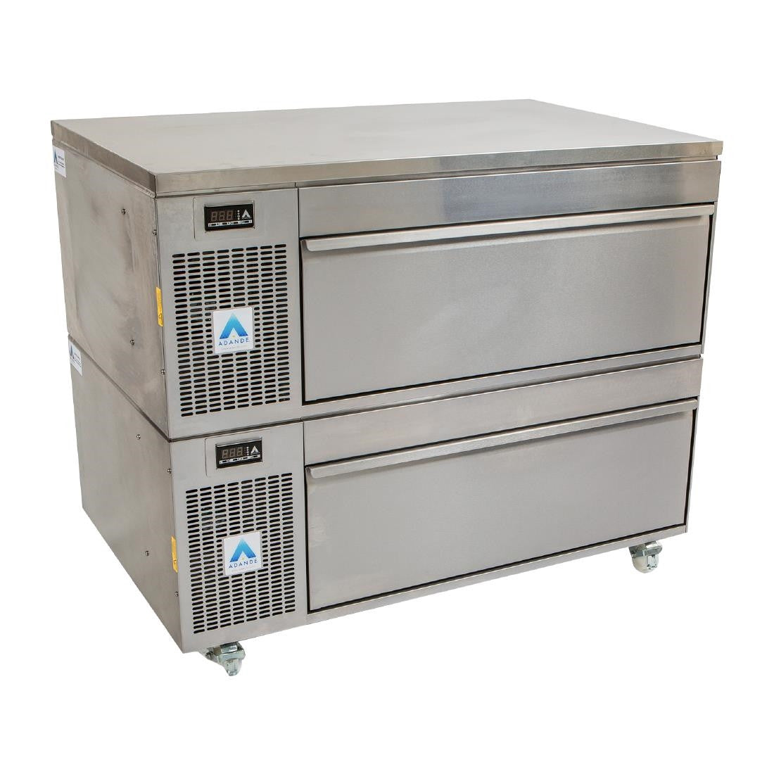 Adande Counter Fridge Freezer Double Drawer VCS2/CW/S2 CU164