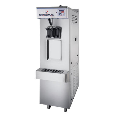 Spaceman Pasteurising Pump-Fed Freestanding Soft Serve Ice Cream Machine S68C CU203
