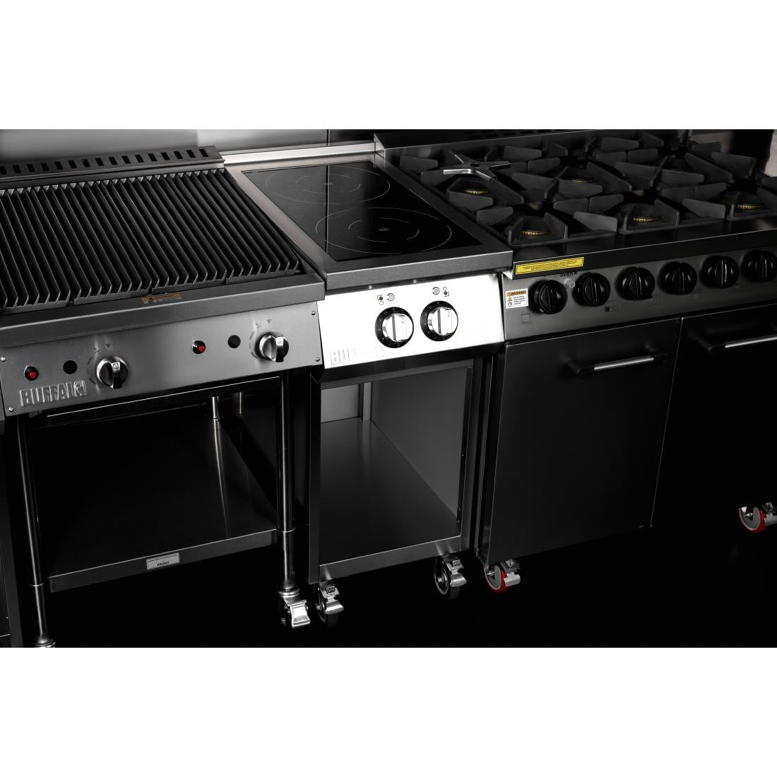 Buffalo Freestanding 2 Zone Induction Hob CU487