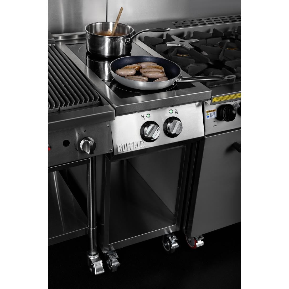 Buffalo Freestanding 2 Zone Induction Hob CU487