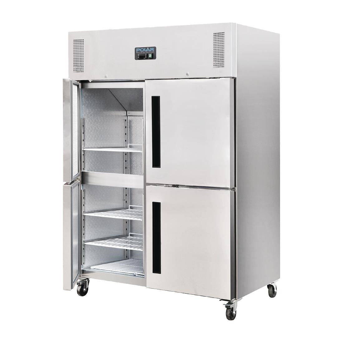 Polar G-Series Upright Double Stable Door Gastro Fridge 1200Ltr CW195