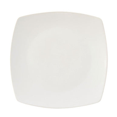 Utopia Titan Rounded Square Plates White 270mm 6 Pack CW347