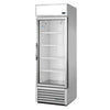 True 1 Glass Door 538L Upright Display Fridge Aluminium GDM-19T-HC-TSL01 CW388