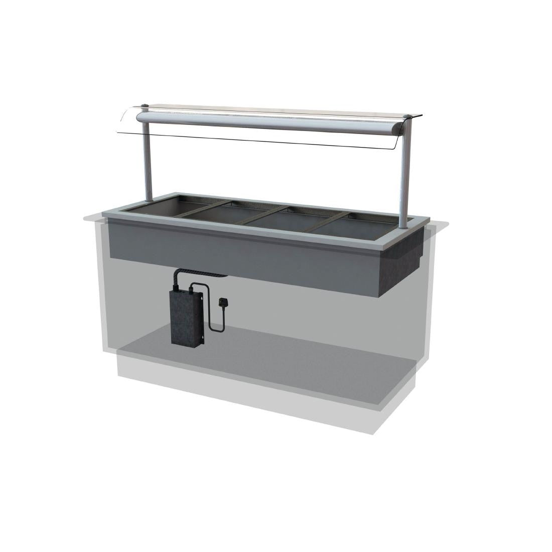 Designline Drop In Dry Heat Bain Marie HBM4 CW614