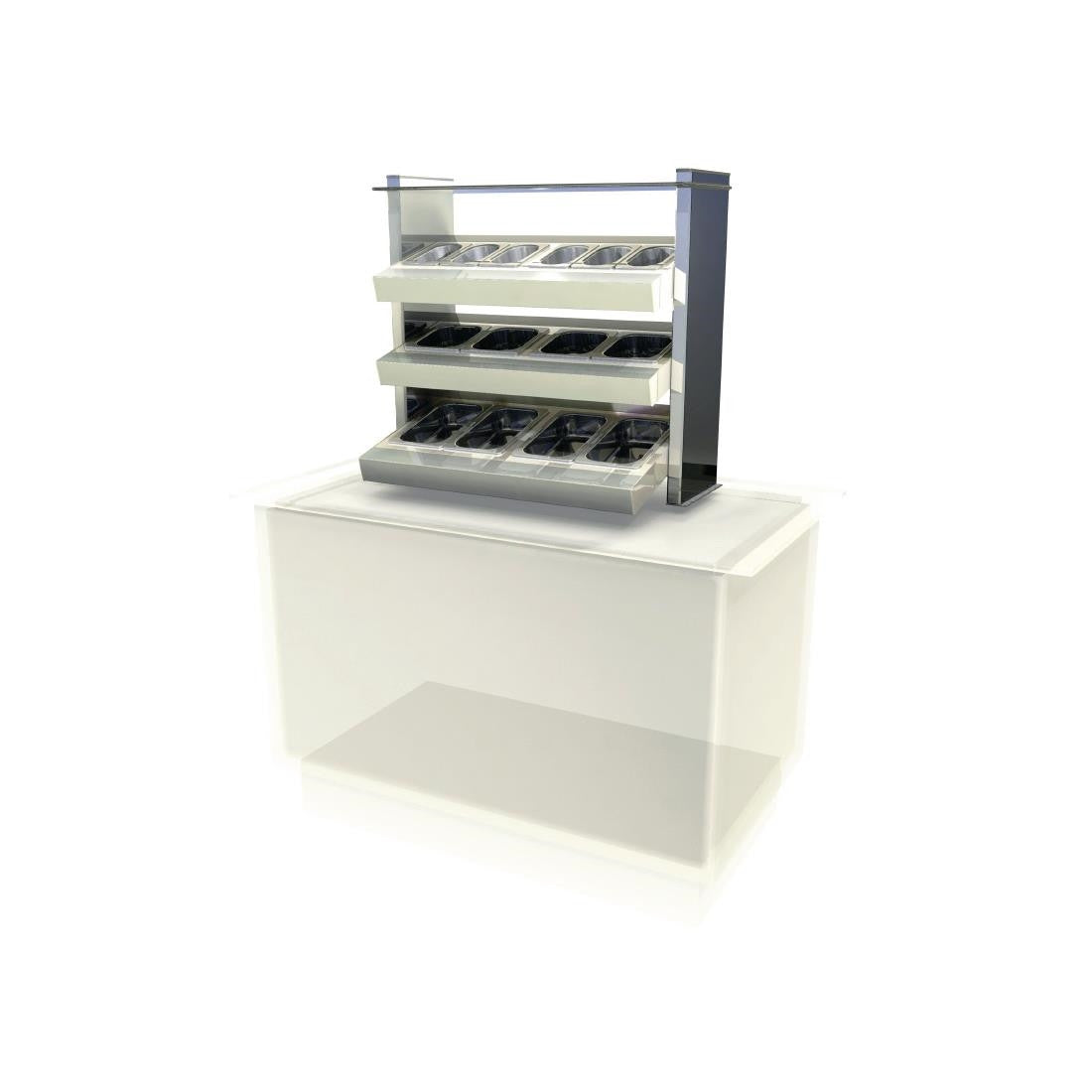 Kubus Drop In Ambient Cutlery/Condiment Unit KCCU2 CW625