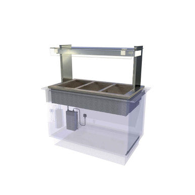 Kubus Drop In Dry Heat Bain Marie KHBM3 CW634
