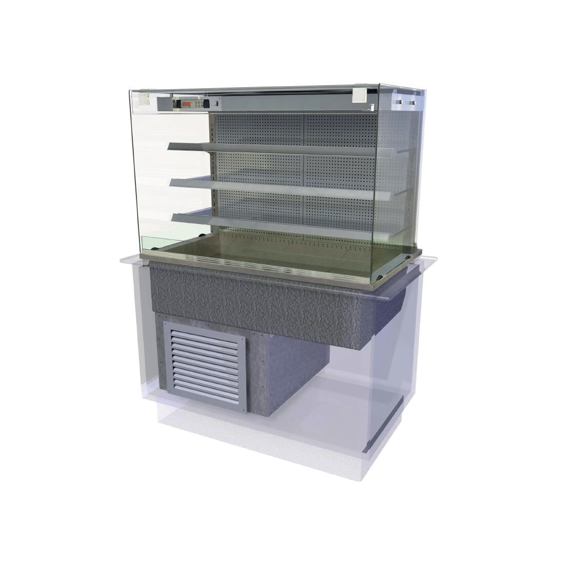 Kubus Drop In Multideck Self Service 1525mm KMDF4HT CW645