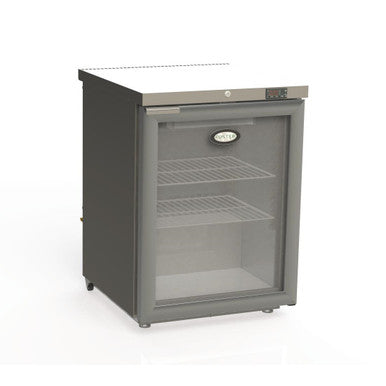 Foster 1 Glass Door 150Ltr Under Counter Fridge with Light HR150 13/109 CW733-SCL