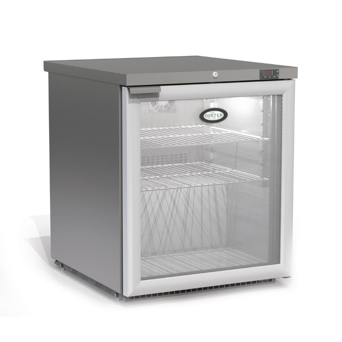 Foster 1 Glass Door 200Ltr Under Counter Fridge HR200G 13/114 CW736-SE