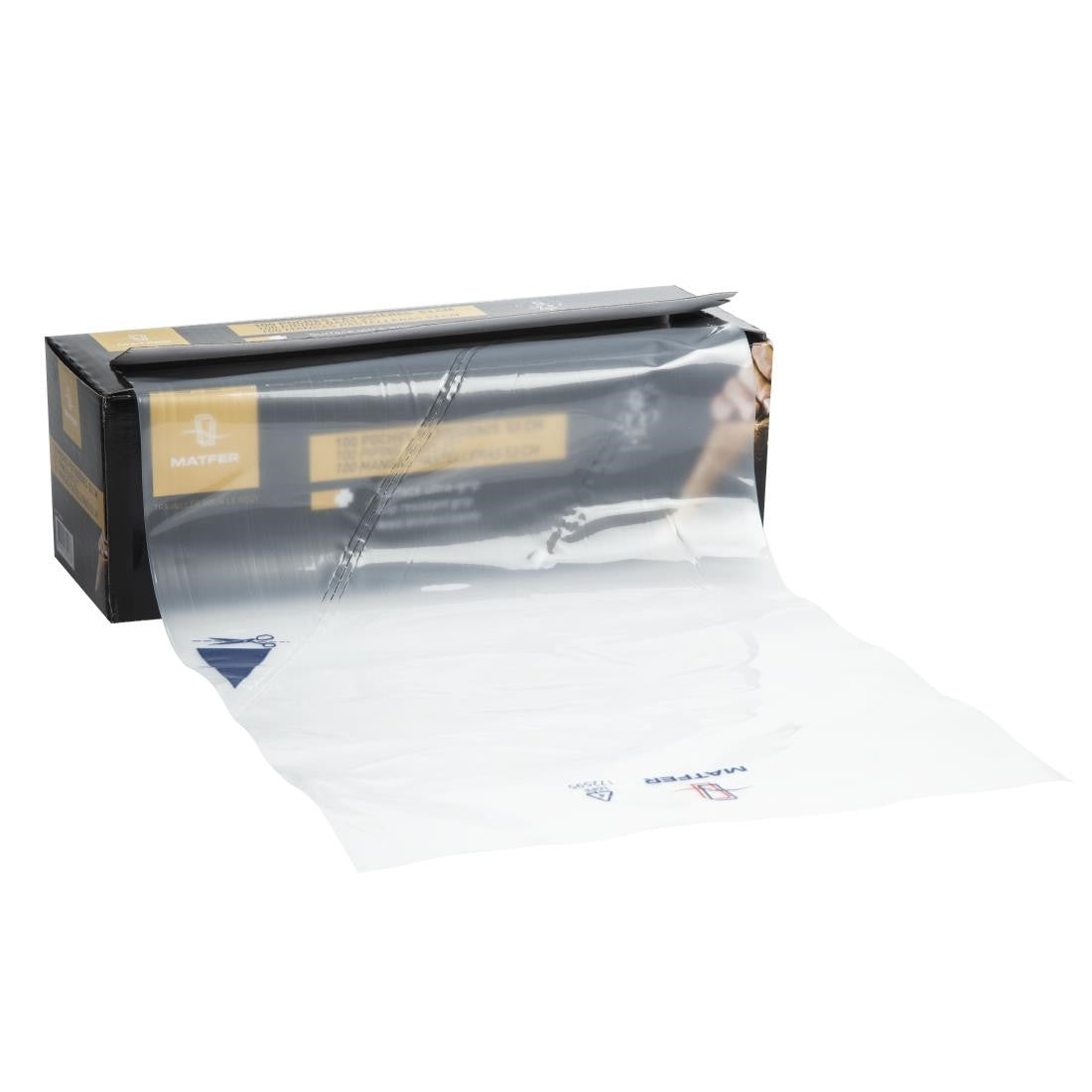 Matfer Bourgeat Disposable Piping Bags Clear (Roll of 100x530mm) CX523