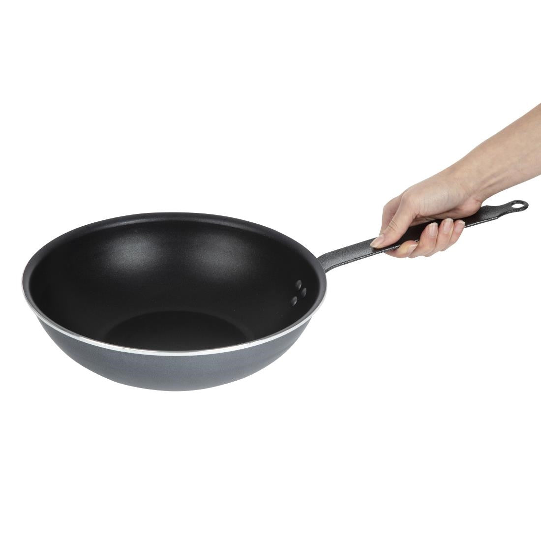 Matfer Bourgeat Classe Chef Non-Stick Aluminium Wok Flared Saute Pan 280mm CX536