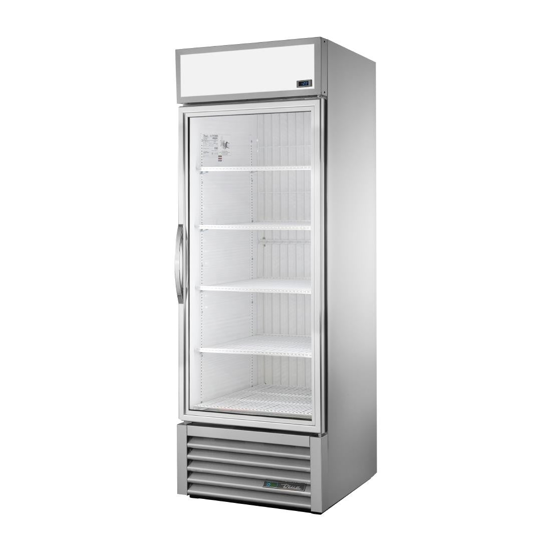 True Upright Retail Merchandiser Freezer Black Exterior CX783