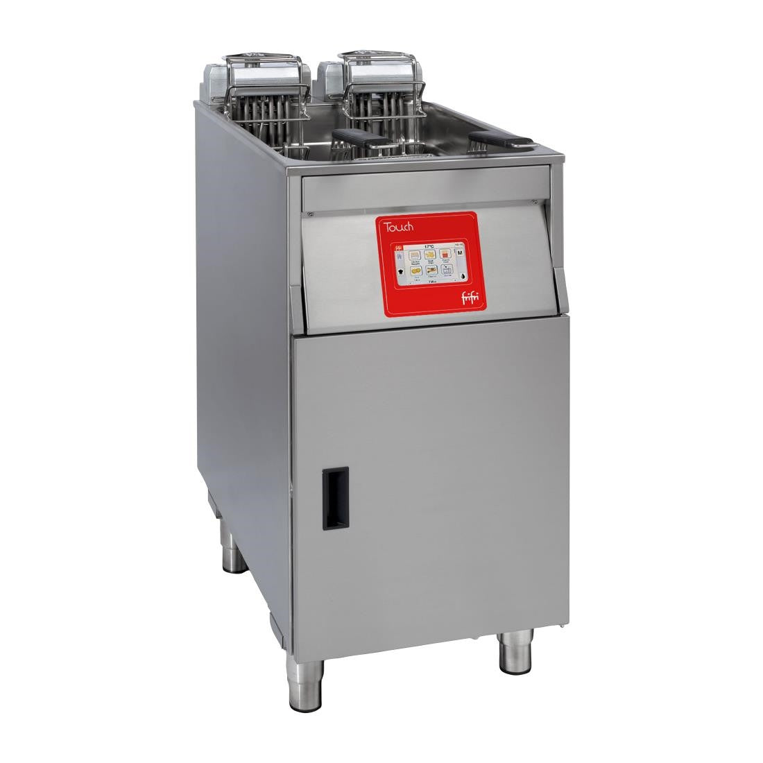 FriFri Touch 412 Electric Free Standing Single Tank Filtration Fryer TL412M31G0 CX896