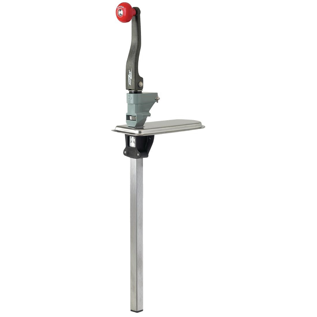 Side view of Bonzer Classic R Bench Can Opener 16inch.