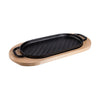 Tramontina Pre-Seasoned Cast Iron Oval Sizzler Plate 310mm CZ015