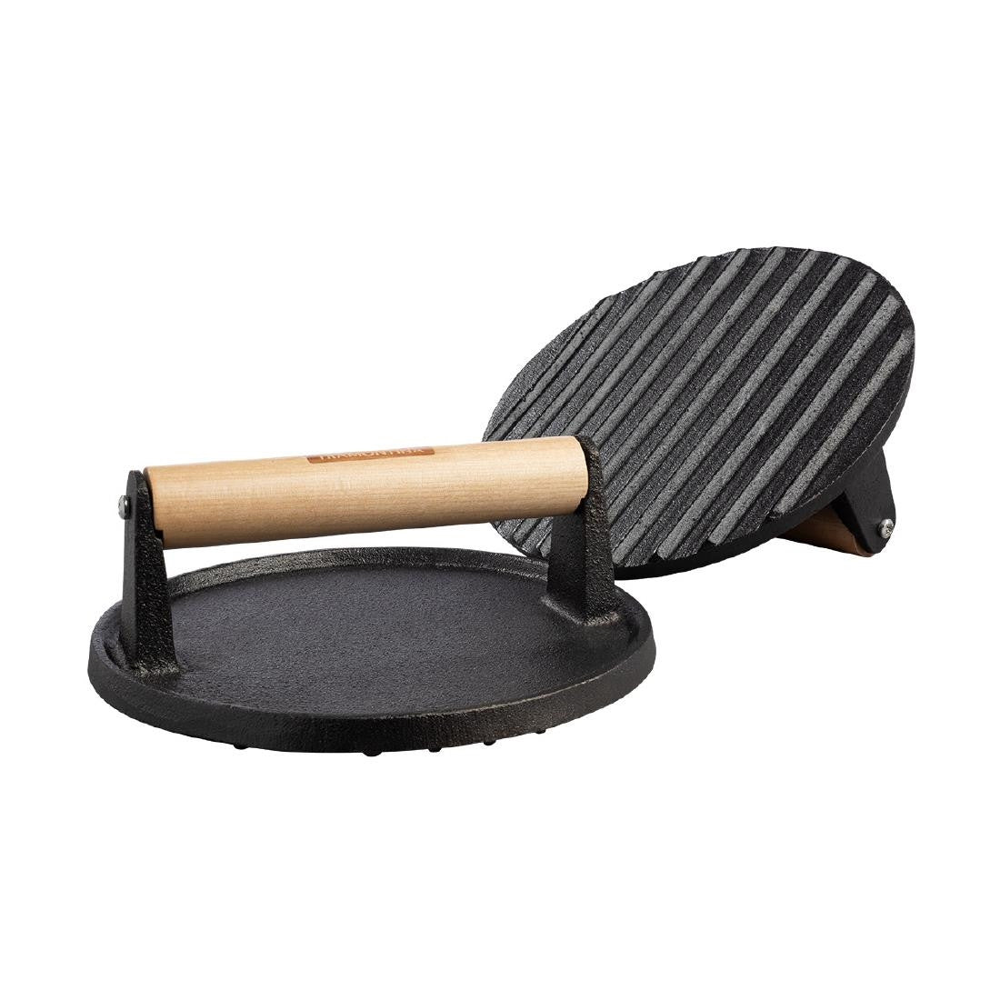 Tramontina Pre-Seasoned Round Grill Press 173mm CZ021