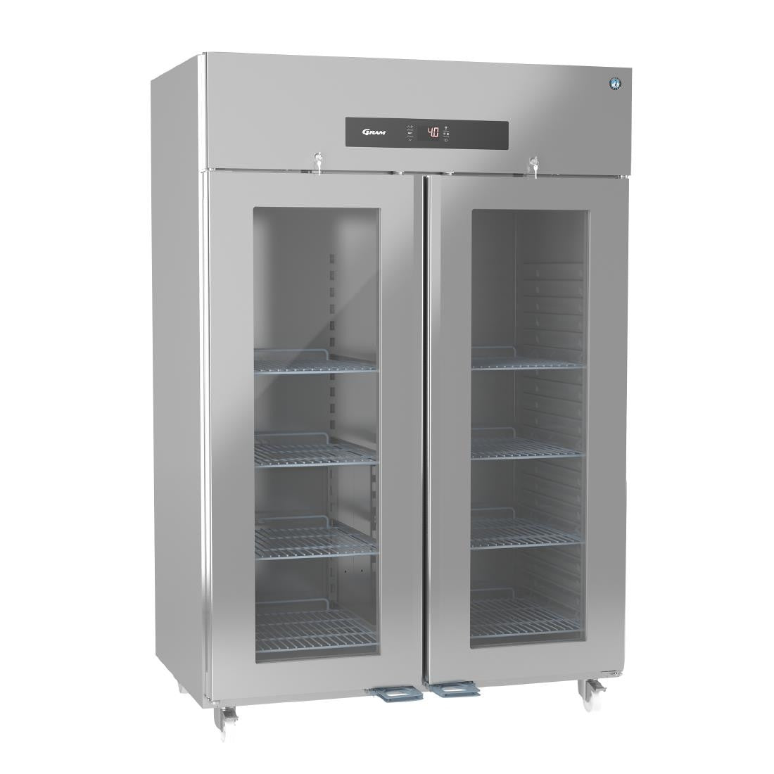 Hoshizaki Premier Double Glass Door Refrigerator 2/1 Gastronorm KG140CU CZ236