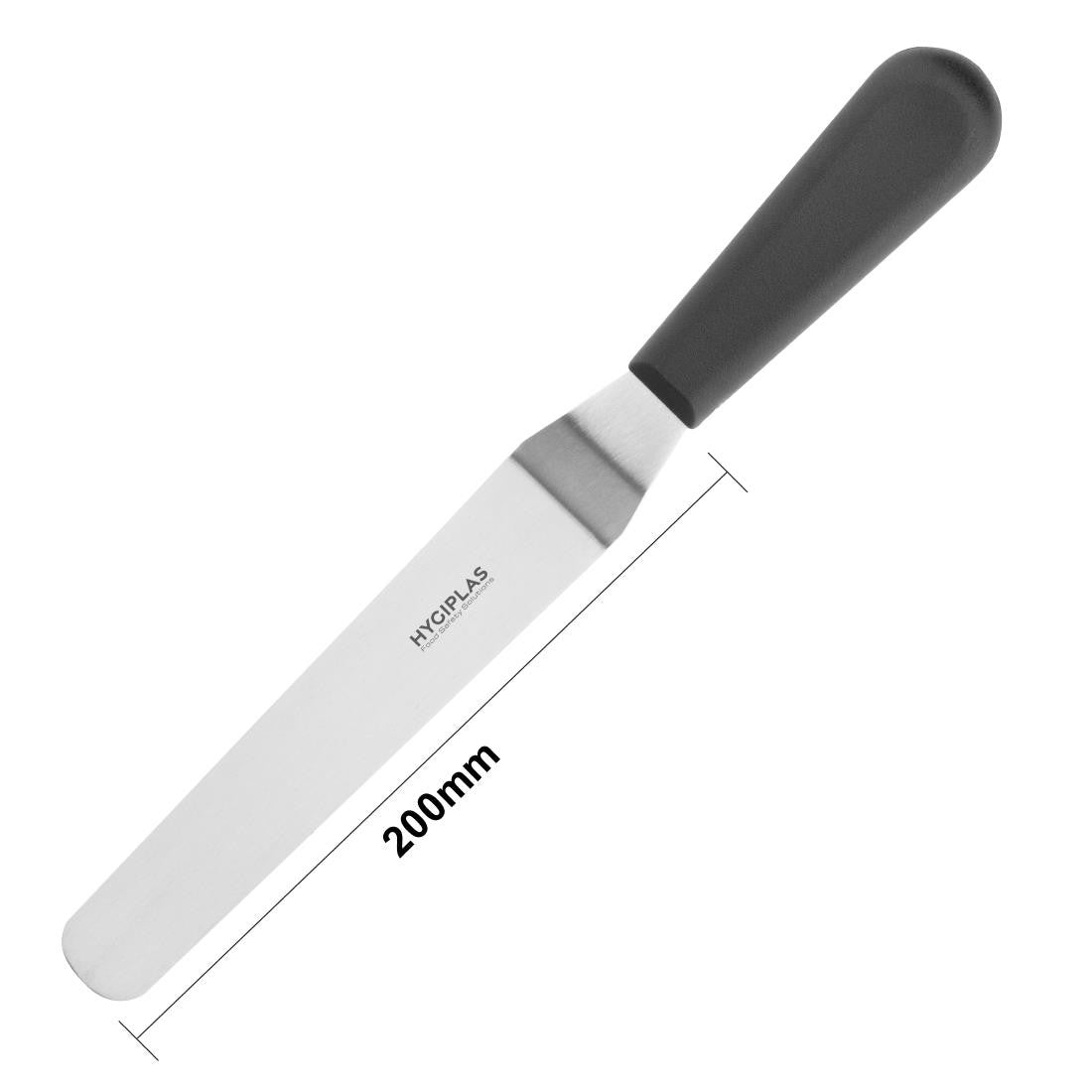Hygiplas Angled Blade Palette Knife Black 19cm D410