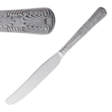 Olympia Kings Solid Handle Table Knife 12 Pack D682