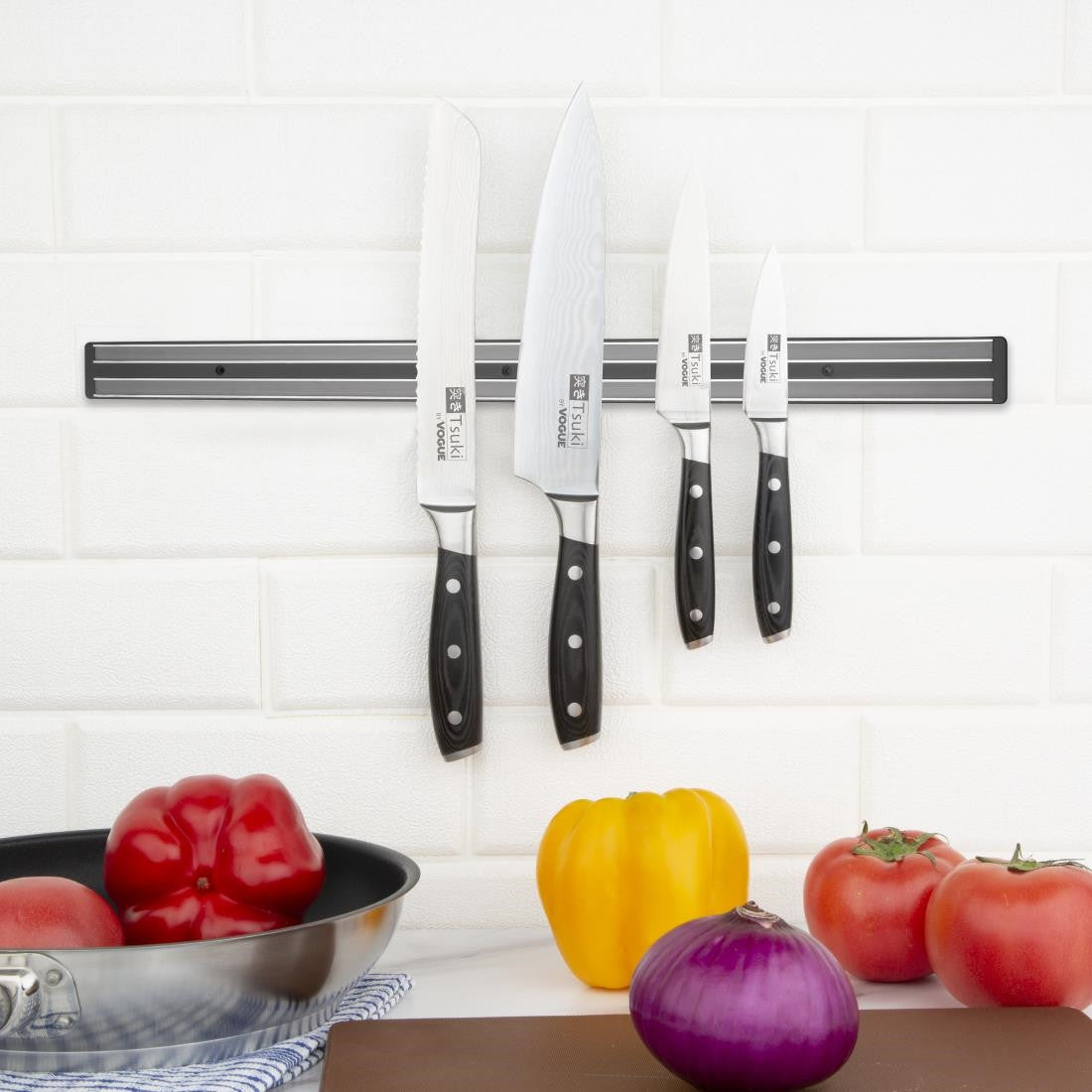 Vogue Magnetic Knife Rack Large D722