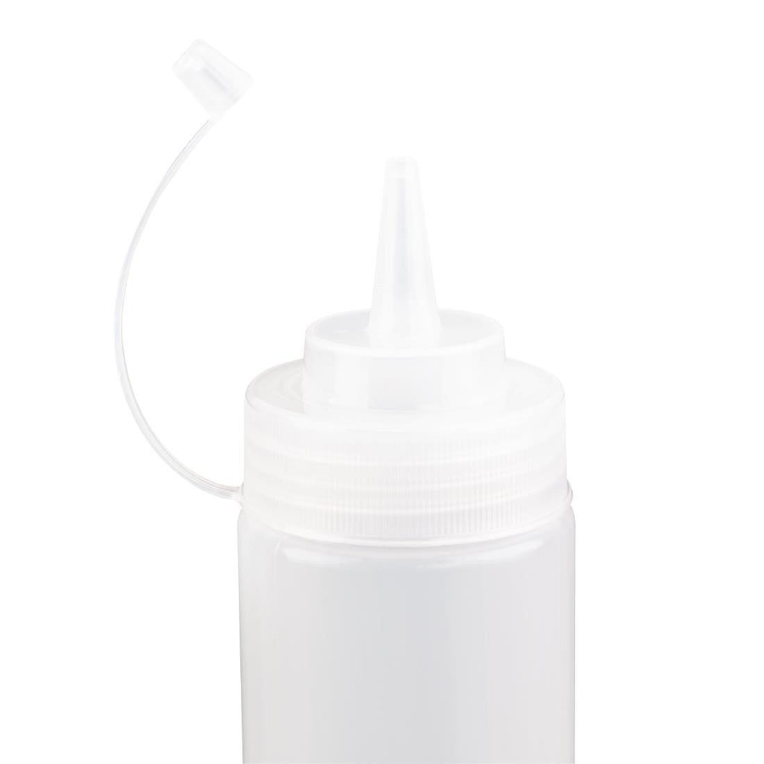 Nisbets Essentials Squeeze Sauce Bottles 12oz (Pack of 6) DA113