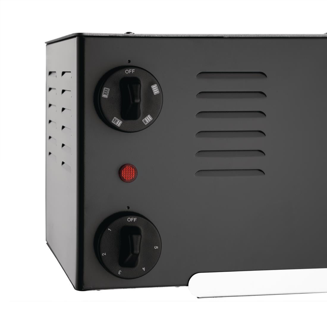 Rowlett Regent 4 Slot Toaster Jet Black with 2x Additional Elements CH173