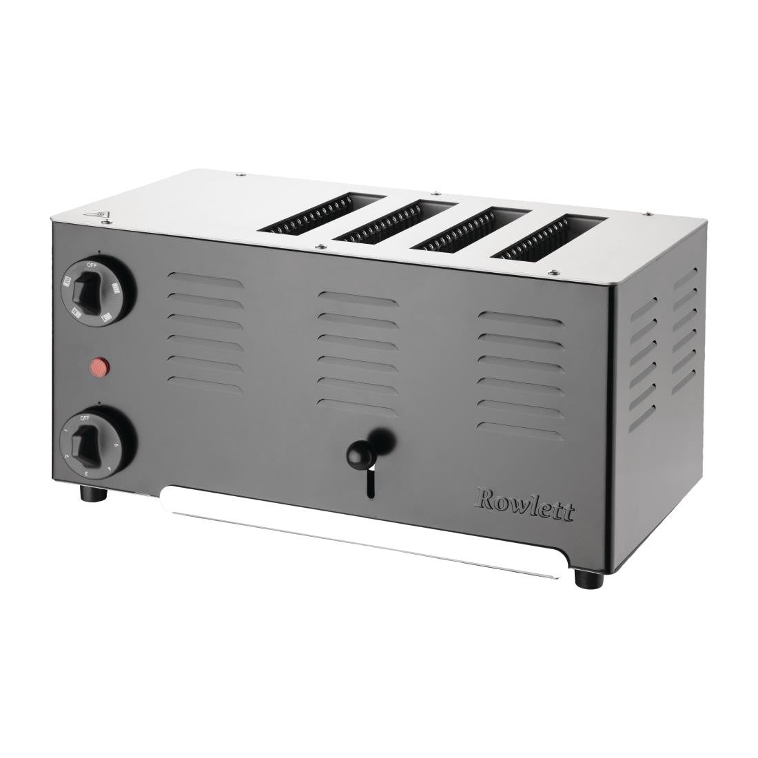 Rowlett Regent 4 Slot Toaster Quartz Grey with 2x Additional Elements CH174