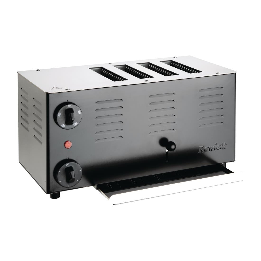 Rowlett Regent 4 Slot Toaster Quartz Grey with 2x Additional Elements CH174