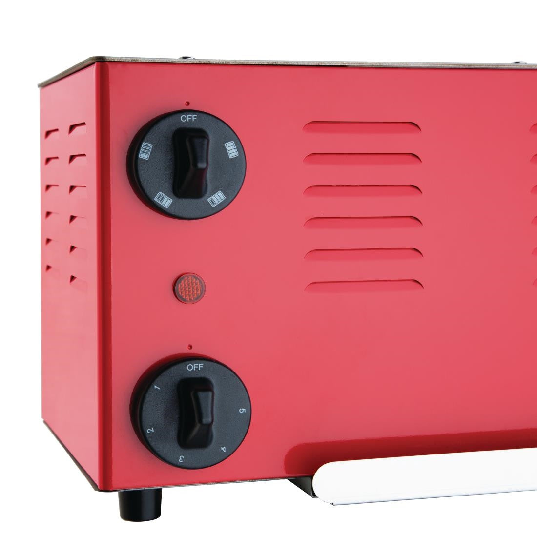 Rowlett Regent 4 Slot Toaster Traffic Red with 2x Additional Elements CH175