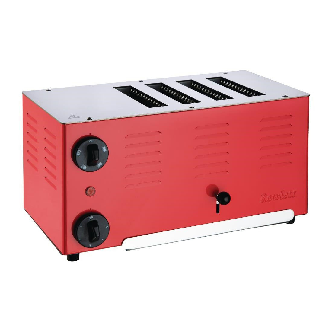 Rowlett Regent 4 Slot Toaster Traffic Red with 2x Additional Elements CH175