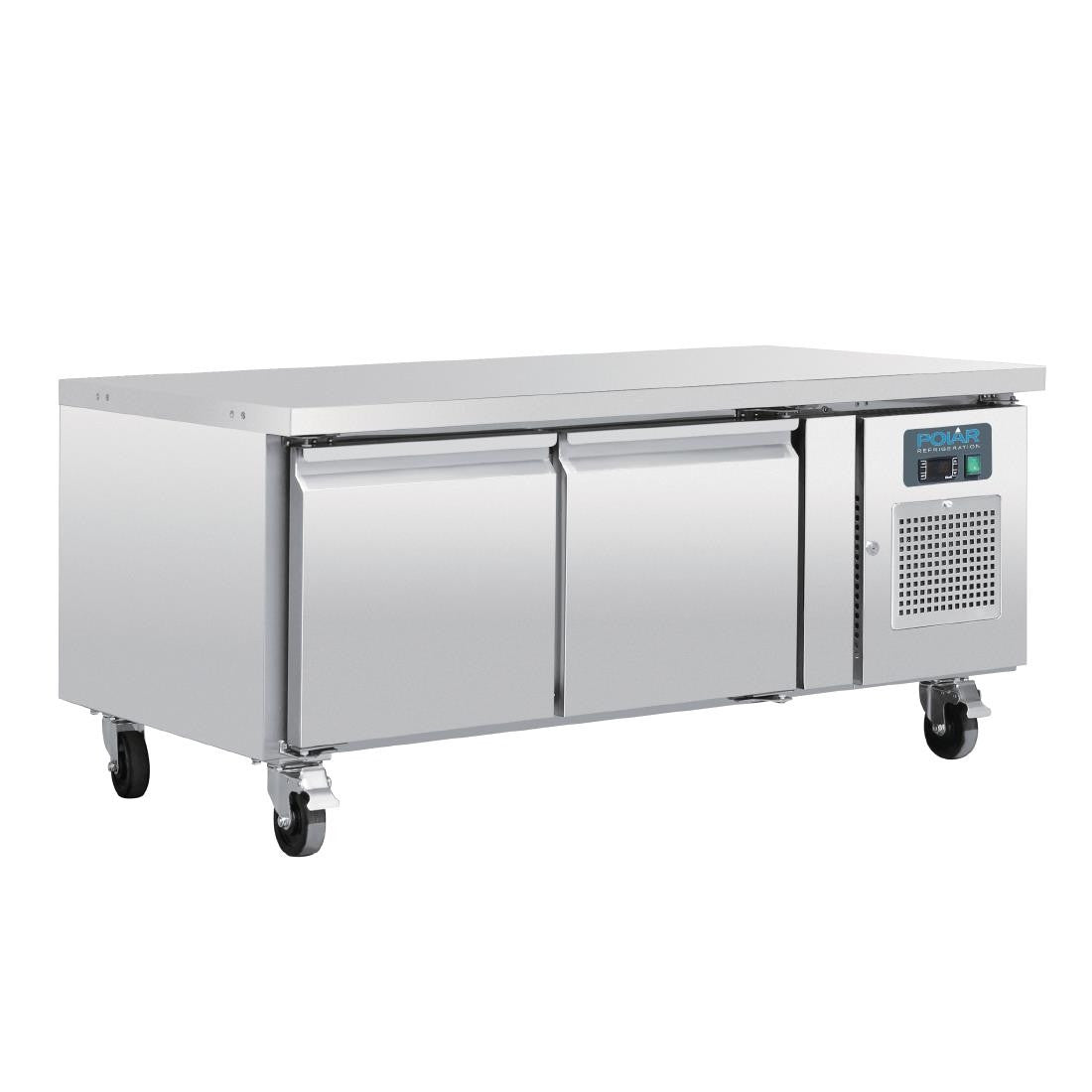 Polar U-Series Double Door Chef Base Counter Fridge DA462